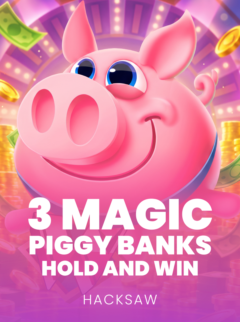 3 Magic Piggy Banks: Hold & Win. Hacksaw