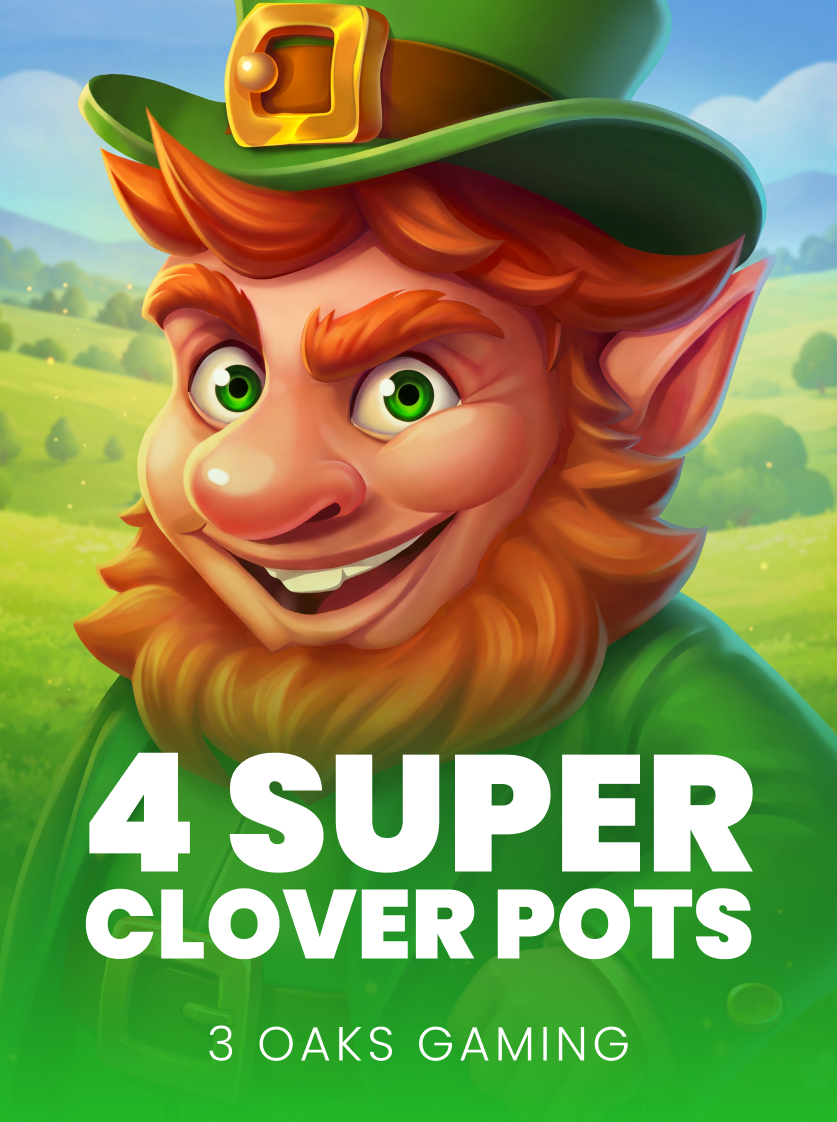 4 Super Clover Pots